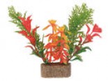 Augalas akvariumui plastmasinis mažas 12cm